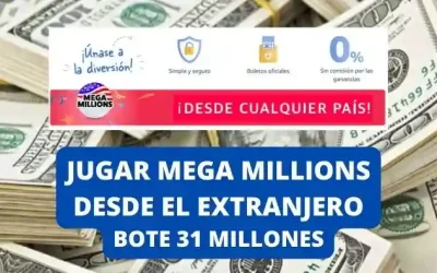 Lotería Mega Millions Estados Unidos bote 31 millones