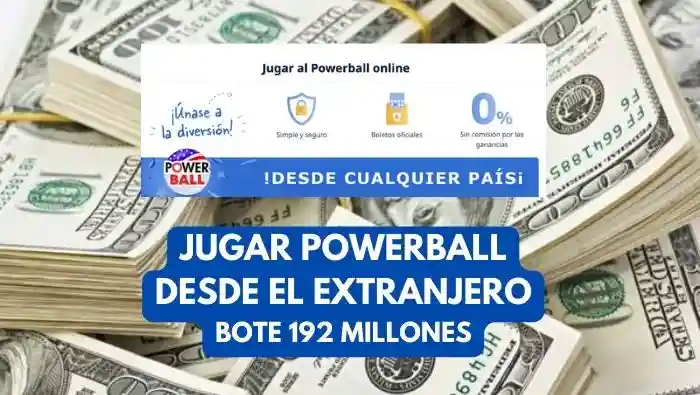 Bote Powerball desde el extranjero