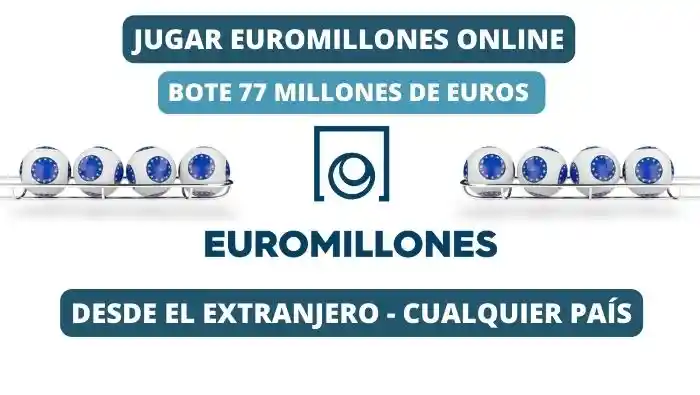 Bote Euromillones viernes 77 millones