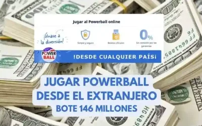 Jugar Powerball desde Colombia bote 146 millones