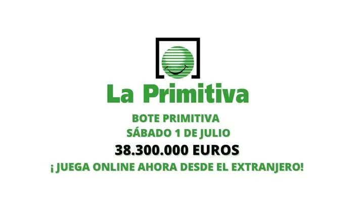 Jugar Primitiva online, bote sábado 1 de julio 2023