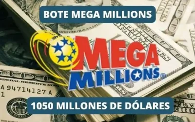 Bote de Mega Millions sube a 1050 millones de dólares