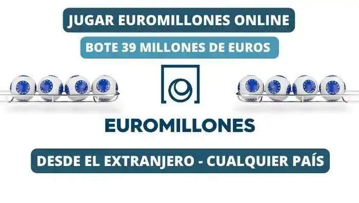 Bote Euromillones viernes 39 millones de euros
