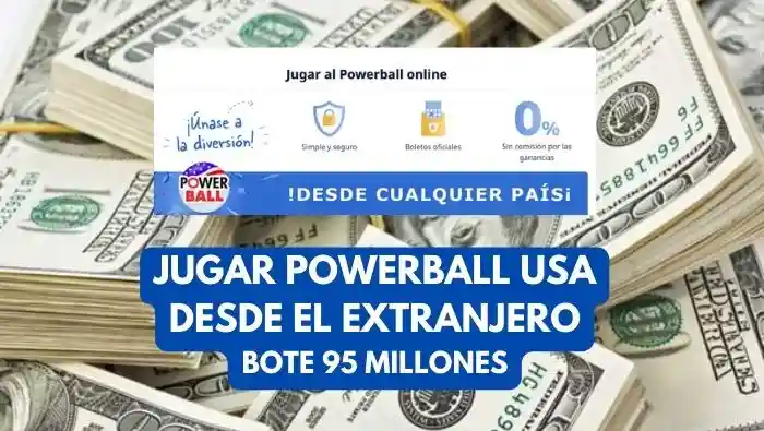Bote de Powerball Estados Unidos 95 millones