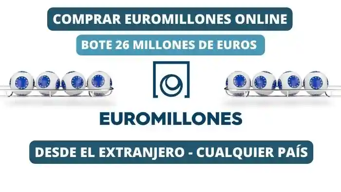 Comprar Euromillones online bote 26 millones