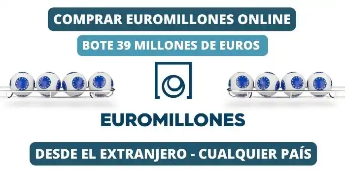 Comprar Euromillones online bote 39 millones