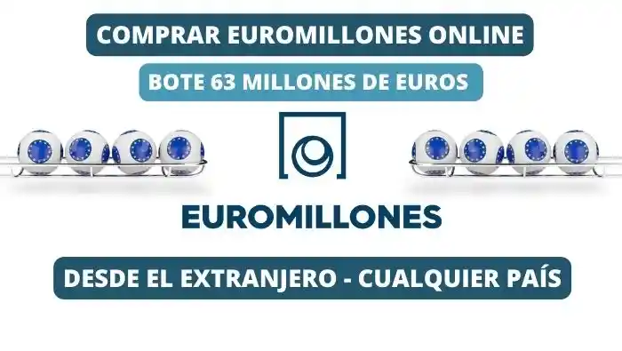 Jugar Euromillones online bote 63 millones