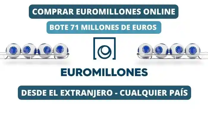 Jugar Euromillones online bote 71 millones