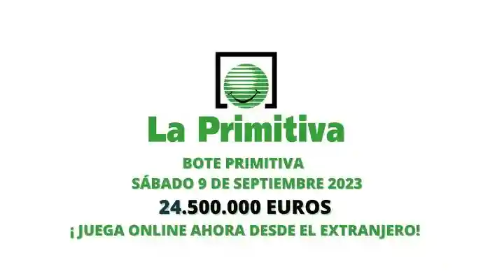 Jugar Primitiva online bote 24,5 millones