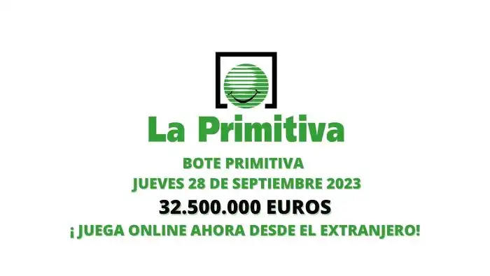 Jugar Primitiva jueves online bote 32,5 millones