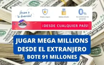 Jugar Mega Millions online bote 91 millones