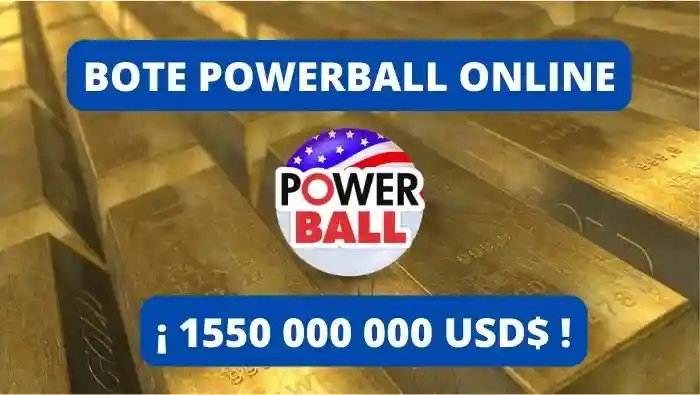 Jugar Powerball bote 1550 millones