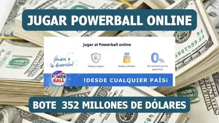 Powerball España bote 352 millones