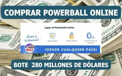 Jugar Powerball desde España bote 280 millones