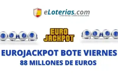 Jugar Eurojackpot desde el extranjero bote 88 millones
