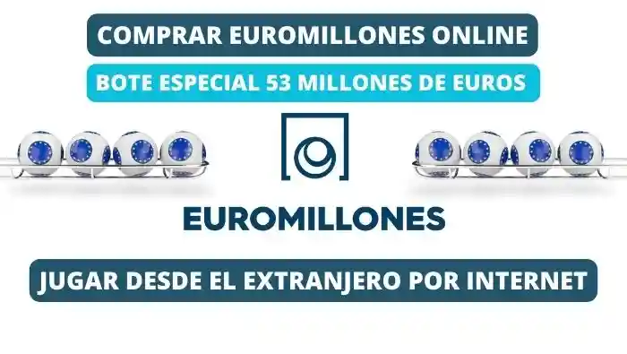 Jugar Euromillones online bote de 53 millones