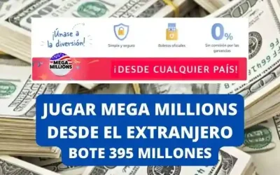 Jugar Mega Millions online bote 395 millones