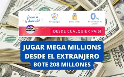 Jugar Mega Millions online próximo bote 208 millones