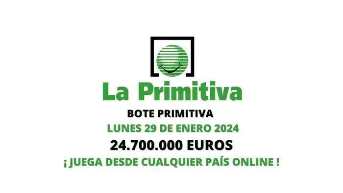Jugar Primitiva online bote 24 700 000 euros