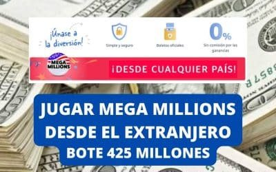 Jugar Mega Millions online bote 425 millones