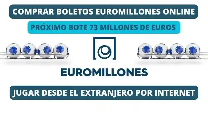 Jugar próximo bote Euromillones martes 73 millones