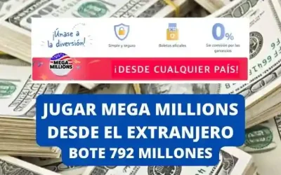 Jugar Mega Millions online bote 792 millones