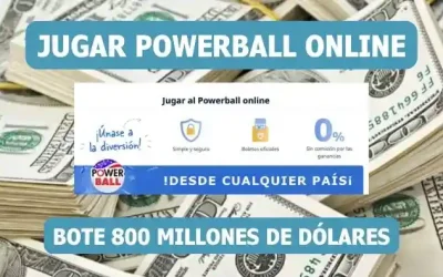 Jugar Powerball Loto online bote 800 millones
