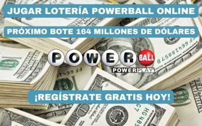 Jugar Powerball online bote 164 millones