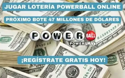 Jugar Powerball online bote 47 millones