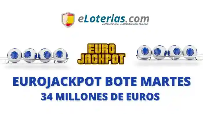 Jugar Eurojackpot Online Martes Bote 34 Millones