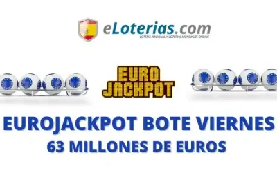 Jugar Eurojackpot online bote de 63 millones