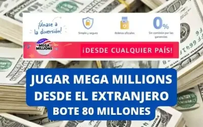 Jugar Mega Millions online próximo bote 80 millones