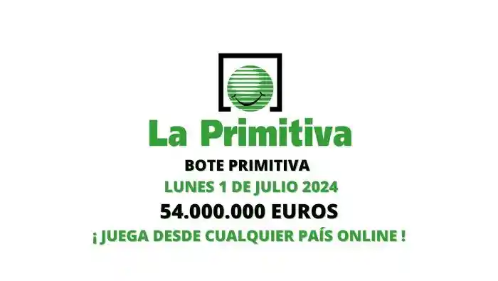 Bote de La Primitiva lunes 54 millones
