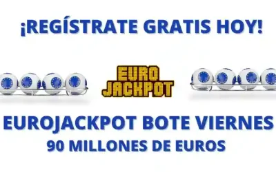 Jugar Eurojackpot online bote viernes 90 millones