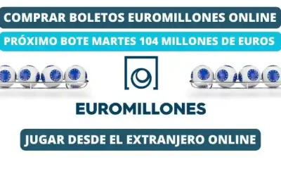 Jugar Euromillones Online Bote Martes 104 millones