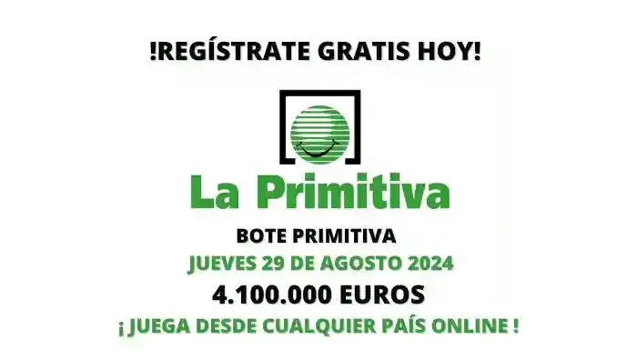 Jugar La Primitiva online bote hoy jueves 4,1 millones