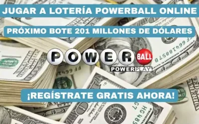 Jugar a Powerball online bote 201 millones
