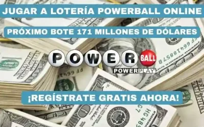 Jugar a Powerball online bote 171 millones