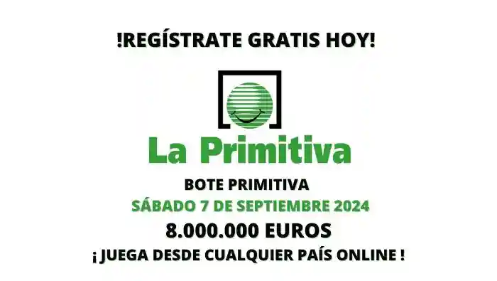 Jugar La Primitiva sábado bote 8 millones