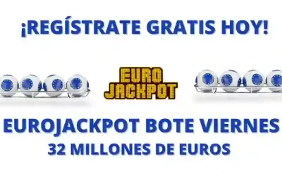 Jugar Eurojackpot online bote viernes 32 millones
