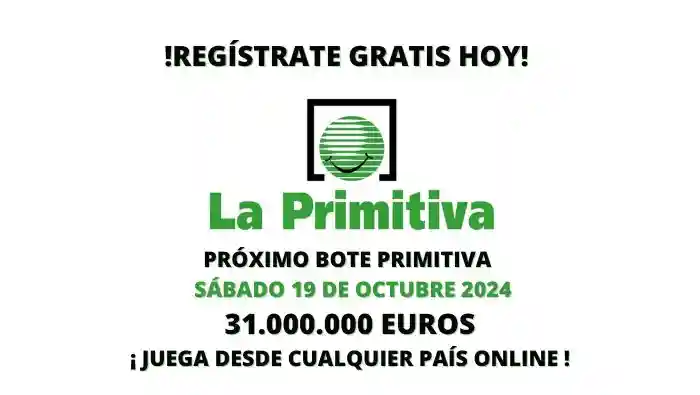 La Primitiva online bote 31 millones