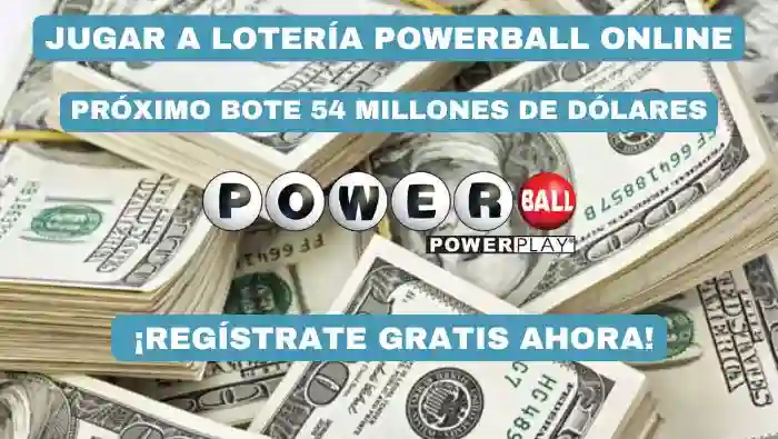 Jugar Powerball Online. Comprar boletos bote de 54 millones