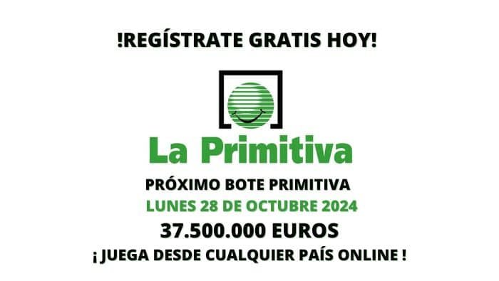 La Primitiva online bote 37 500 000 euros