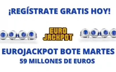 Jugar al Bote de Eurojackpot martes 59 millones