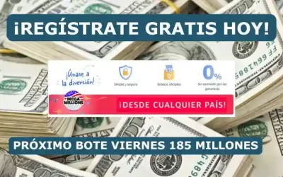 Mega Millions USA: ¡Jugar y Ganar El Bote de 185 millones!