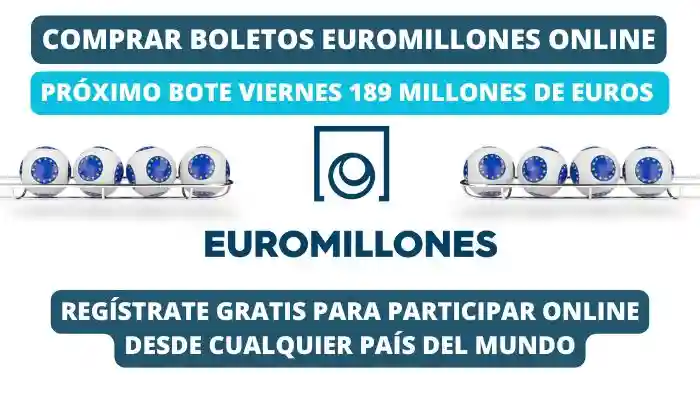 Bote Euromillones hoy 189 millones