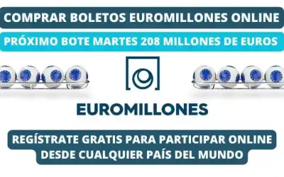 Próximo bote Euromillones martes 208 millones