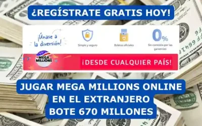 Jugar Lotería Mega Millions Online Bote 670 millones