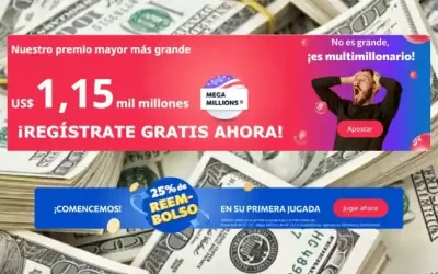 Lotería Mega Millions Online Bote 1150 millones