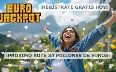 Bote Eurojackpot hoy viernes 34 millones